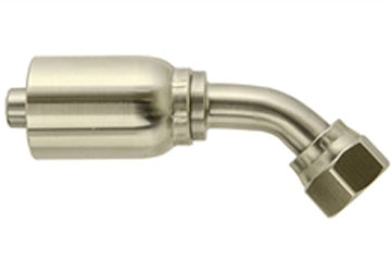 เอสเอส-HY-FJX45-16-16 | สายยาง 1" x 1" 37Â° JIC (1 5/16"-12 เกลียว) ตัวเมียหมุน 45Â°- ข้อต่อท่อสแตนเลส (084379)