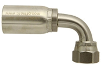 SS-HY-FFX90-16-20 | 1" Hose x 1 1/4" ORFS Female Swivel 90Â° Elbow- Stainless Hose Fittings (084476)