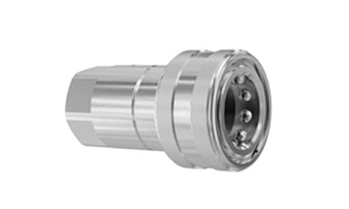 SS-ISOBC-08-08FP | 1/2" ISO B Female Coupler x 1/2" Female NPT- 316 Stainless (101944)