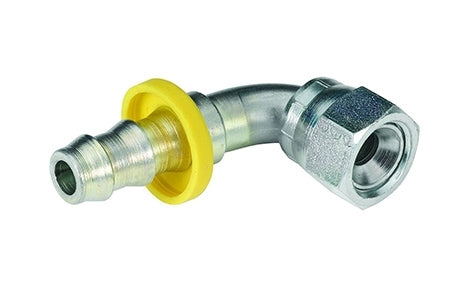 SS-PO-FJX90-12-12 | สายยาง 3/4" x 3/4" 37Â° JIC (1 1/16"-12 เกลียว) แกนหมุนตัวเมีย 90- SS (101919)