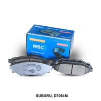 WBC Brake Pad, Semi-Metallic, D7064, 26696-AG010, for Subaru Forester