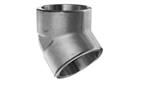 SW45-I6-08 |1/2" เต้ารับเชื่อม 45 ข้องอ 316 สแตนเลสฟอร์จ 3000# SN: S5036F 004 (100924)
