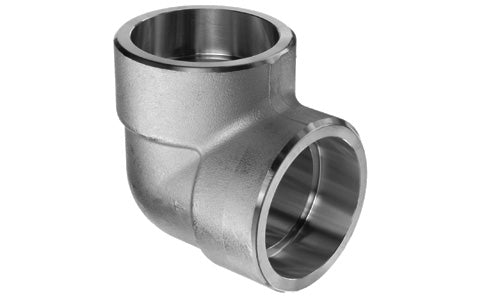SW90-I4-02 |1/8" เต้ารับเชื่อม 90 ข้องอ 304 สแตนเลสฟอร์จ 3000# SN: S5034E 001 (100932)