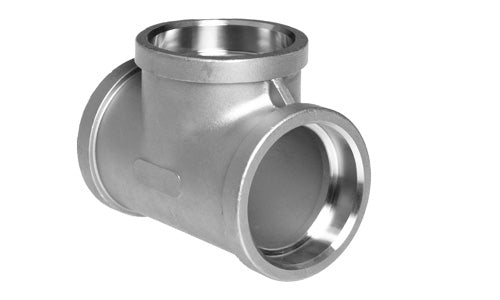 SWT-B6-08 |1/2" Socket Weld Tee 316 สแตนเลสหล่อ 150# SN: S3716T 004 (100902)