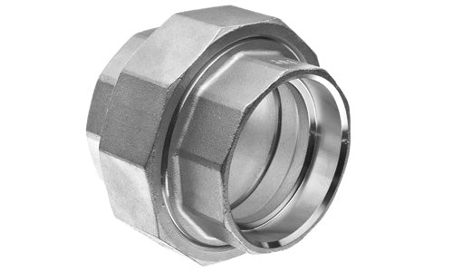 SWV-B6-08 |1/2" Socket Weld Union 316 สแตนเลสหล่อ 150# SN: S3716U 004 (100888)