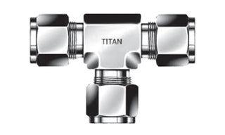 T-06 - 3/8" Tube Union Tee - 316 Stainless (096058)