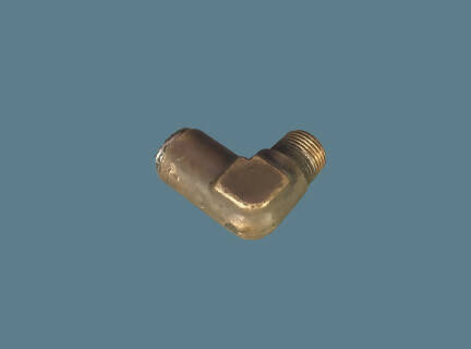 BPL Adapter, Pneumatic Fitting Copper Push In Fitting, Male Elbow, BPL-10-02, MPL-10-02, 12 mmx10 mm (112001)
