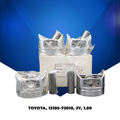 FPI Piston w/ Pin 1.00, 2Y, OEM 13105-72010