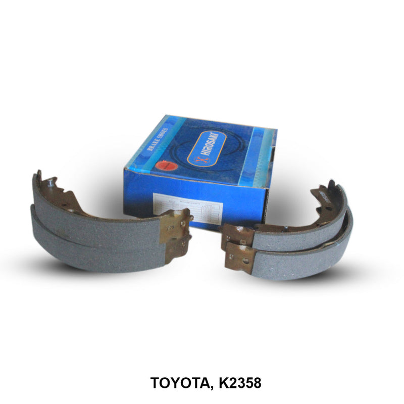HIROSAKI Classic Brake Shoes K2358 Fits Toyota Probox (SEMI-METALLIC)