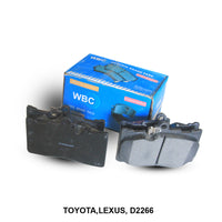 ผ้าเบรค WBC, 04465-30430, D2266 (000500)