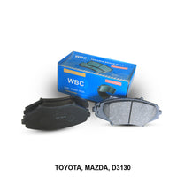 WBC Brake Pad Semi-Metallic, D3130, F1Y1-33-28ZA, for Mazda CX-5