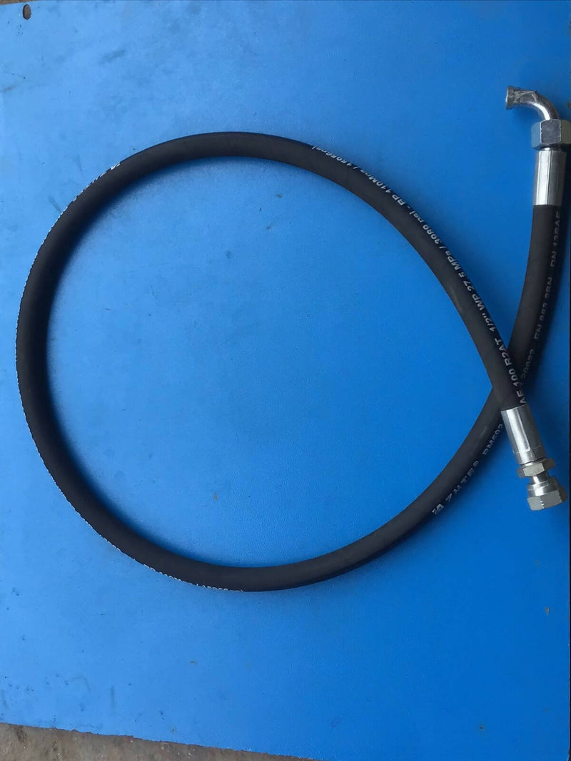 ชุดประกอบท่อปั๊มจ่ายไฟ: สายยาง 1/4"xR1 พร้อม (22611-04-04) x (22691-04-04) ZMTE, ยาว 24" (116813) Assy