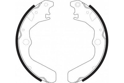 HOKU, Brake Shoess , F9952, SUBARU SAMBAR