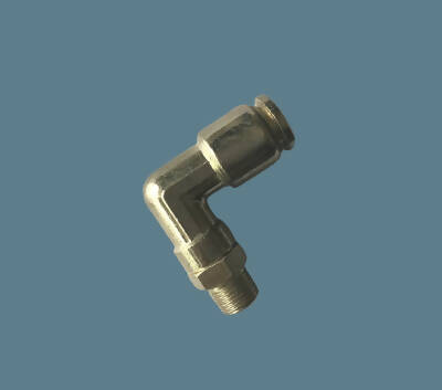 MPL Adapter, Pneumatic Fitting Brass In Fitting, Male Elbow, WPR, MPL10-01,10 mm, R 1/8 (014551)