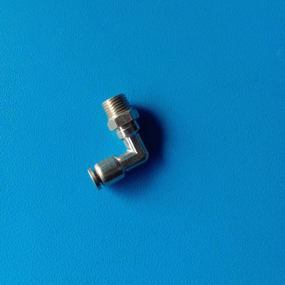 MPL Adapter, Pneumatic Fitting Brass In Fitting, Male Elbow, WPR, MPL6-02, 6 mm, R 1/4 (014545)