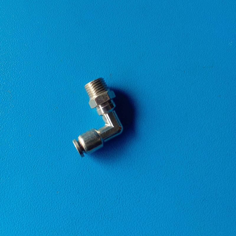 MPL Adapter Pneumatic Fitting Brass Push In Fitting Male Elbow WPR MPL6-02 6 mm R 1/4