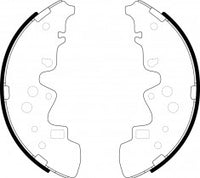 NIBK, Brake Shoes, NR-3577, FN3406, AKEBONO