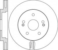 จานโรเตอร์, NIBK, 51712-2W000, RN1652V, HYUNDAI (017482)
