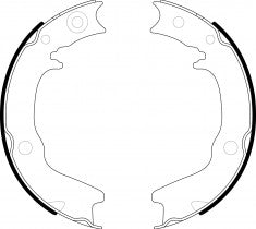 NIBK, Brake Shoes, NN3053, FN6704, AKEBONO