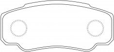 ผ้าเบรค NIBK DB2046 PN0331 BENDIX AUS (016993)