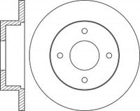Rotor Disc, NIBK, 895615301, RN1041, AUDI (009537)