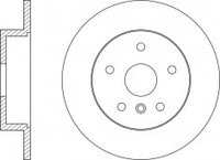 Rotor Disc, NIBK, 562324B, RN1539, BENDIX (018129)