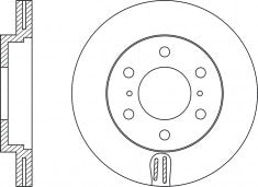Rotor Disc, NIBK, 4615A038, RN1400V, MITSUBISHI (018293)