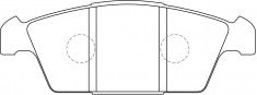 NIBK, Brake Pad, A-282K, PN9183, AKEBONO