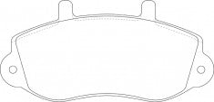 NIBK, Brake Pad, 571932B, PN0128, BENDIX EUR