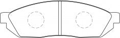 NIBK, Brake Pad, A-136K, PN9124, AKEBONO
