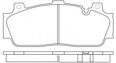 NIBK, Brake Pad, 34 11 2 284 465, PN0890, BMW