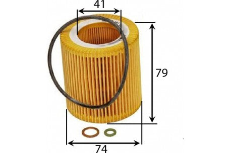 กรองน้ำมันเครื่อง (องค์ประกอบ) Hu 816 Z, MANN-FILTER, 11 42 7 541 827, KIT, BMW (076623)