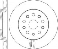 จานโรเตอร์, NIBK, 562239B, RN1802V, BENDIX (009669)