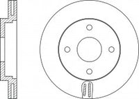 จานโรเตอร์, NIBK, 562078B, RN1109V, BENDIX (017287)