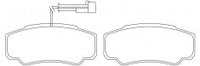 NIBK, Brake Pad, DB2046, PN0331W, BENDIX AUS