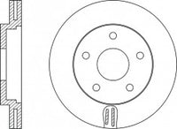 Rotor Disc, NIBK, 5105513AA, RN1366V, CHRYSLER (017154)