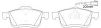 NIBK, Brake Pad, AN-4652WK, PN0748W, AKEBONO