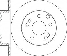Rotor Disc, NIBK, 58411-D3000, RN1996, HYUNDAI (017540)