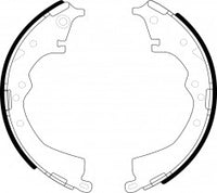 NIBK, Brake Shoes, NR-1076, FN2335, AKEBONO