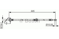 Brake Hose, BOSCH, 58731-2E000, 1987 476 790, HYUNDAI  (020880)