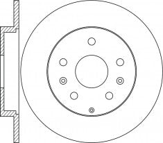 Rotor Disc, NIBK, G31Y-26-251, RN2028, MAZDA (017979)