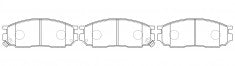 NIBK, Brake Pad, CV80961200, PN0782, CHANGAN
