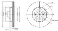 Rotor Disc, NIBK, 43512-02330, RN21001V, TOYOTA (018834)