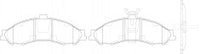 NIBK, Brake Pad, DB1331X, PN0824, BENDIX