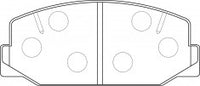 NIBK, Brake Pad, AN-72K, PN1056, AKEBONO