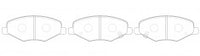 NIBK, Brake Pad, A11-6GN35010800, PN0503, Chery
