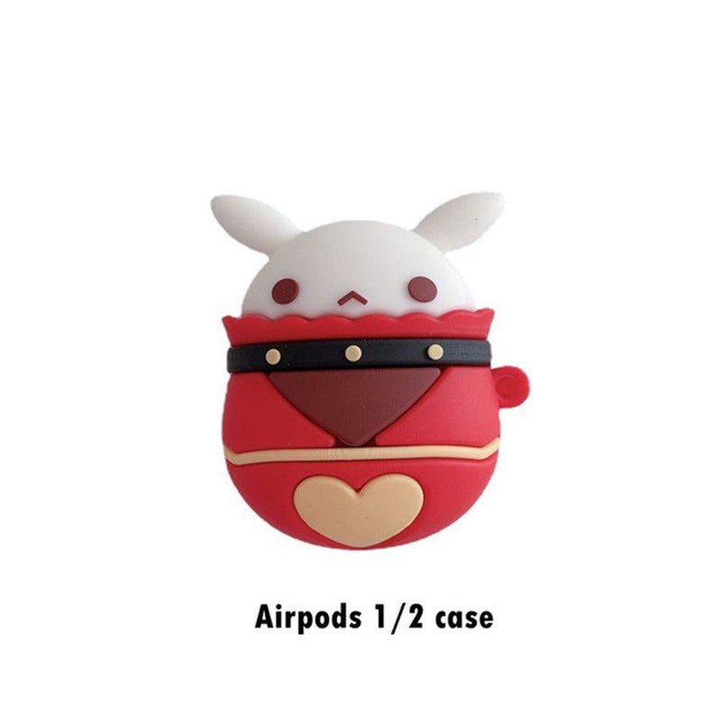 DYRUIDOJSG Genshin Impact Earphone Case Girls Gifts Xmas Gift Wireless Earphone Protective Sleeve Protective Cover Bluetooth Earphone for Airpods 1/2/Pro