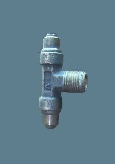 BPB Adapter, Pneumatic Fitting Copper Push In Fitting, Male Tee, BPB -12-03 (12 - 4B - Y), CPB-12-03 (12 - 4C - Y), 16 mmx12 mm (113696)