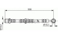 Brake Hose, BOSCH, 26550-FC020, 1987 473 559, SUBARU  (020826)