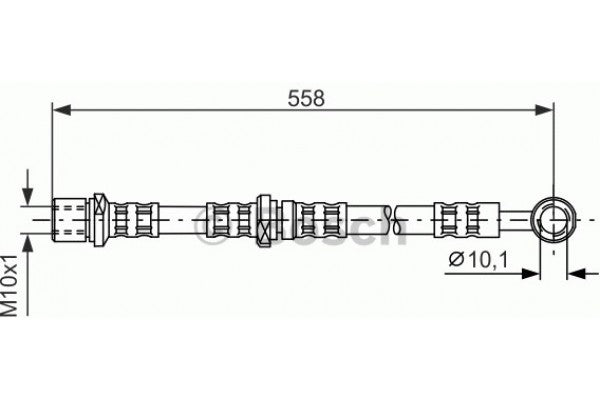 สายเบรค BOSCH 26550-FC020, 1987 473 559, SUBARU (020826)